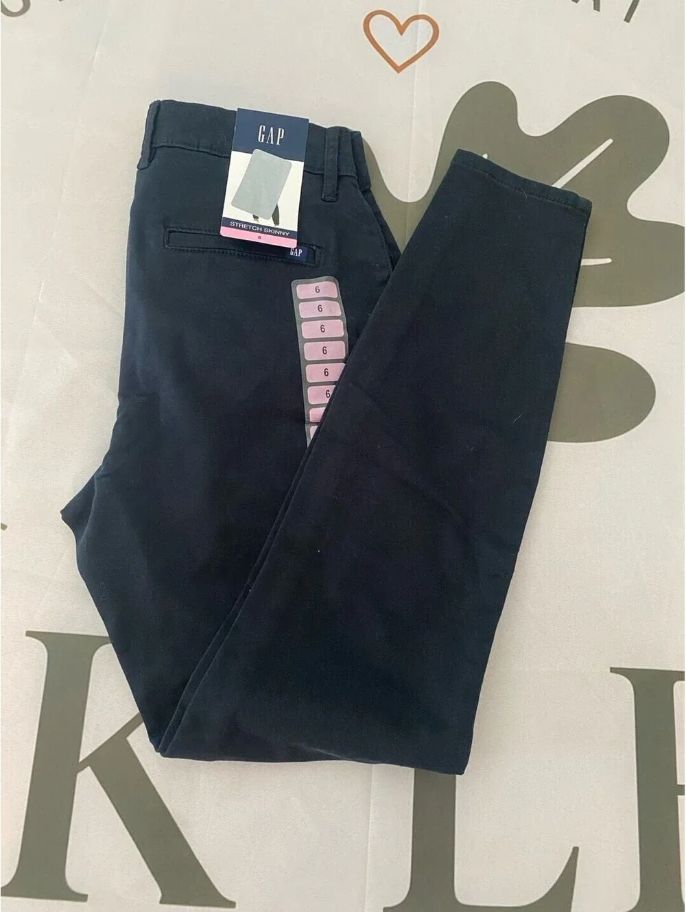GAP Women's Stretch Skinny Pants Black Size 6